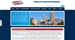 Desktop Screenshot of mclaurinparking.com