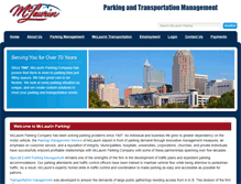 Tablet Screenshot of mclaurinparking.com